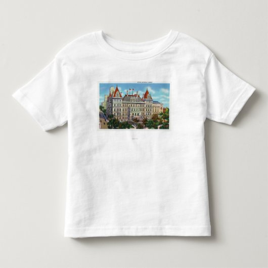 Buiten Uitzicht van het staatskapitaal Kinder Shirts (Voorkant)