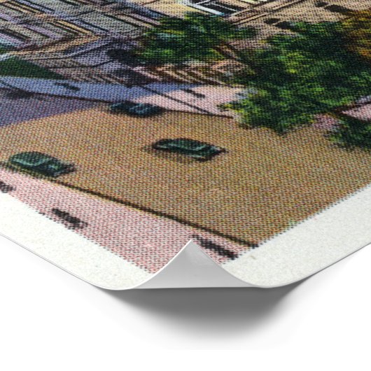 Buiten Uitzicht van het staatskapitaal Poster (Hoek)