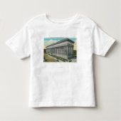Buiten Uitzicht van het staatsonderwijsgebouw Kinder Shirts (Voorkant)