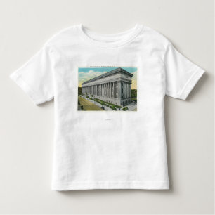 Buiten Uitzicht van het staatsonderwijsgebouw Kinder Shirts