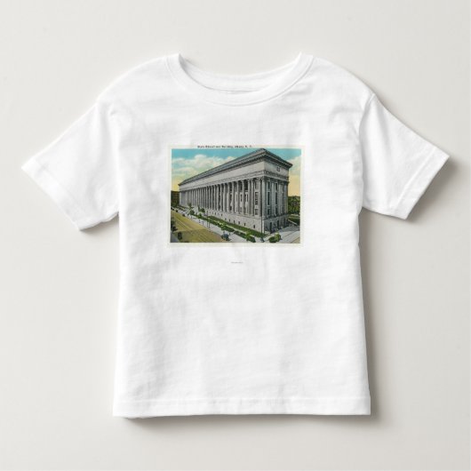 Buiten Uitzicht van het staatsonderwijsgebouw Kinder Shirts (Voorkant)