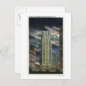 Buiten Uitzicht van het staatstowergebouw bij nach Briefkaart (Voorkant / Achterkant)