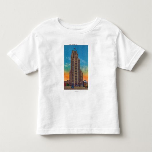 Buiten Uitzicht van het staatstowergebouw Kinder Shirts (Voorkant)