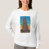 Buiten Uitzicht van het staatstowergebouw T-shirt (Voorkant)
