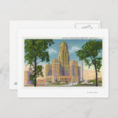 Buiten Uitzicht van het stadhuis en de McKinley Briefkaart (Voorkant / Achterkant)