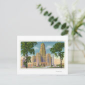 Buiten Uitzicht van het stadhuis en de McKinley Briefkaart (Staand voorkant)