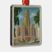 Buiten Uitzicht van het stadhuis en de McKinley Metalen Ornament (Rechts)