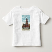 Buiten Uitzicht van het stadhuis Kinder Shirts (Voorkant)