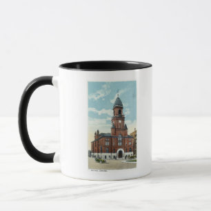 Buiten Uitzicht van het stadhuis Mok
