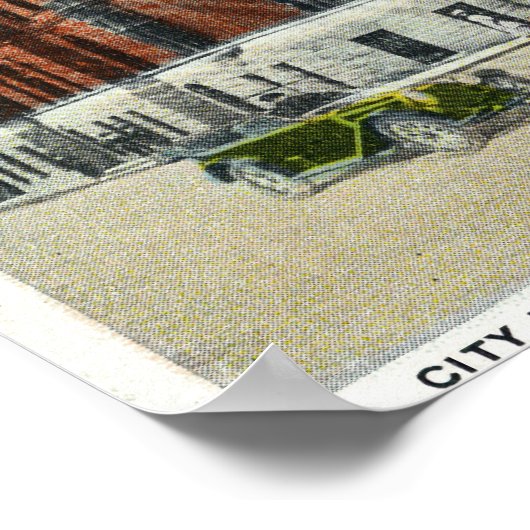 Buiten Uitzicht van het stadhuis Poster (Hoek)