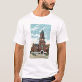 Buiten Uitzicht van het stadhuis T-shirt (Voorkant)