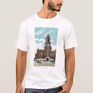 Buiten Uitzicht van het stadhuis T-shirt