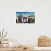 Buiten Uitzicht van het stadhuis van Memorial Poster (Keuken)