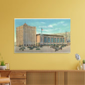 Buiten Uitzicht van het station van het noorden Canvas Afdruk (Insitu (Woonkamer))