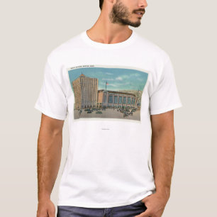 Buiten Uitzicht van het station van het noorden T-shirt