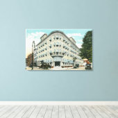 Buiten Uitzicht van het Stuyvesant Hotel Canvas Afdruk (Insitu (Houten vloer))