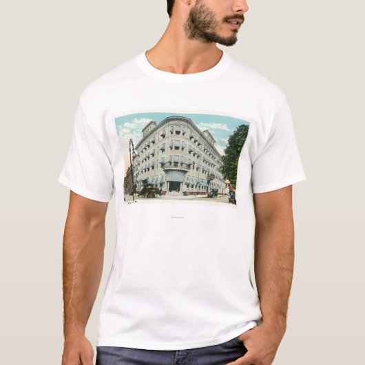 Buiten Uitzicht van het Stuyvesant Hotel T-shirt (Voorkant)