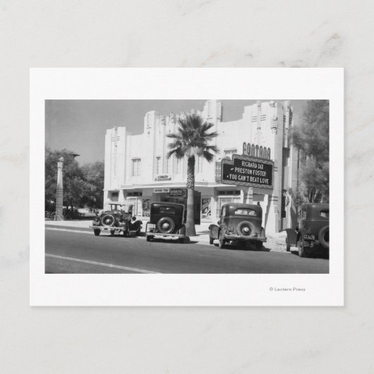 Buiten Uitzicht van het theater van Fontana Briefkaart (Voorkant)