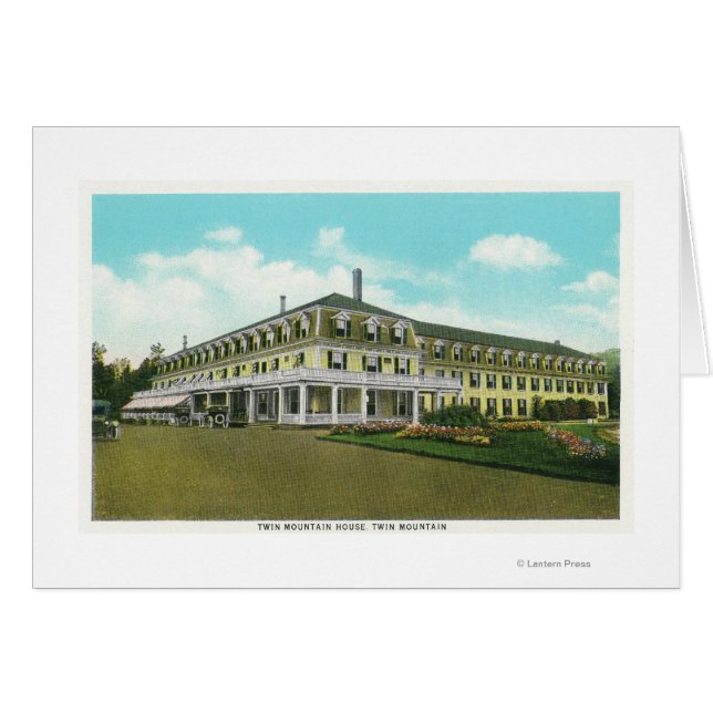 Buiten Uitzicht van het Twin Mt House (Voorkant Horizontaal)