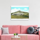 Buiten Uitzicht van het Twin Mt House Canvas Afdruk (Insitu (Woonkamer))