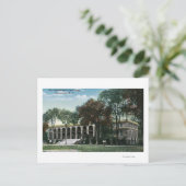 Buiten Uitzicht van het Uniecollege Gymnasium Briefkaart (Staand voorkant)