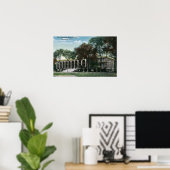 Buiten Uitzicht van het Uniecollege Gymnasium Poster (Thuiskantoor)