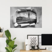 Buiten Uitzicht van het veerstation Poster (Thuiskantoor)