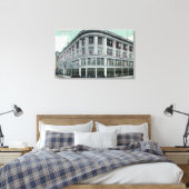 Buiten Uitzicht van het Witte Huis Canvas Afdruk (Insitu (Slaapkamer))