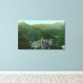Buiten Uitzicht van het Witter Springs Hotel Canvas Afdruk (Insitu (Houten vloer))