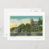 Buiten Uitzicht van Hopewell Hall Briefkaart (Voorkant / Achterkant)