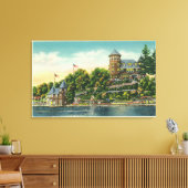 Buiten Uitzicht van Hopewell Hall Canvas Afdruk (Insitu (Woonkamer))