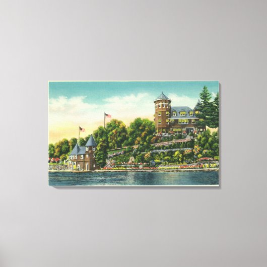 Buiten Uitzicht van Hopewell Hall Canvas Afdruk (Voorkant)