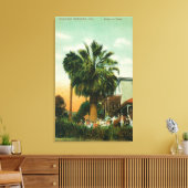 Buiten Uitzicht van Hotel au Palm Canvas Afdruk (Insitu (Woonkamer))