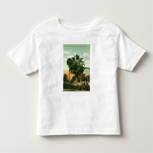Buiten Uitzicht van Hotel au Palm Kinder Shirts (Voorkant)