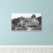 Buiten Uitzicht van Hotel Bon Air in Escalle Canvas Afdruk (Insitu (Houten vloer))