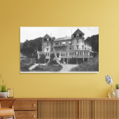 Buiten Uitzicht van Hotel Bon Air in Escalle Canvas Afdruk (Insitu (Woonkamer))