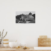 Buiten Uitzicht van Hotel Bon Air in Escalle Poster (Keuken)