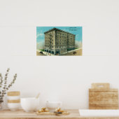 Buiten Uitzicht van Hotel Clark Poster (Keuken)