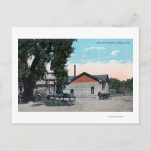 Buiten Uitzicht van Jacinto CreameryWillows, CA Briefkaart