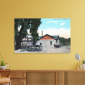 Buiten Uitzicht van Jacinto CreameryWillows, CA Canvas Afdruk (Insitu (Woonkamer))