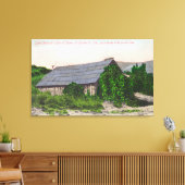 Buiten Uitzicht van James Marshall Cabin Canvas Afdruk (Insitu (Woonkamer))