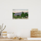 Buiten Uitzicht van James Marshall Cabin Poster (Keuken)
