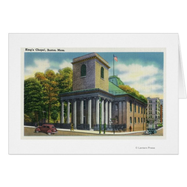 Buiten Uitzicht van King's kapel # 2 (Voorkant Horizontaal)