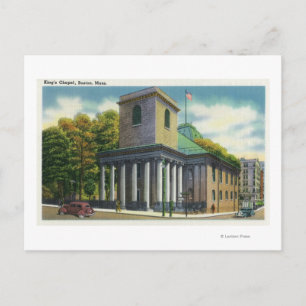 Buiten Uitzicht van King's kapel # 2 Briefkaart