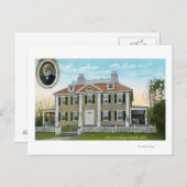 Buiten Uitzicht van Longmans thuis # 2 Briefkaart (Voorkant / Achterkant)