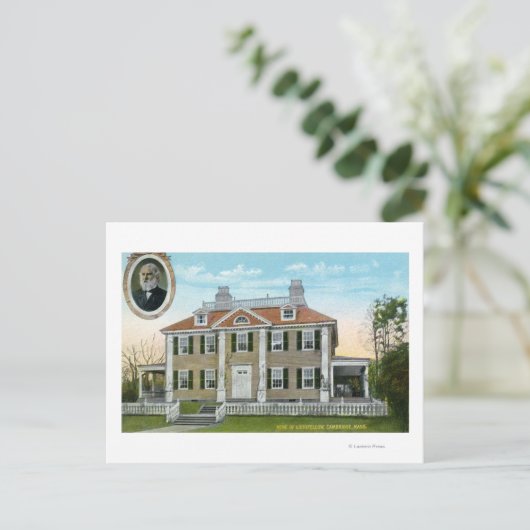 Buiten Uitzicht van Longmans thuis # 2 Briefkaart (Staand voorkant)