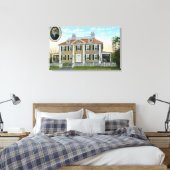 Buiten Uitzicht van Longmans thuis # 2 Canvas Afdruk (Insitu (Slaapkamer))