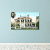 Buiten Uitzicht van Longmans thuis # 2 Canvas Afdruk (Insitu (Houten vloer))