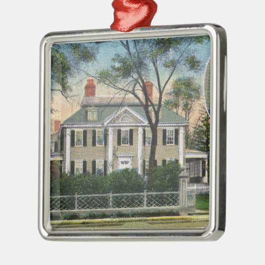 Buiten Uitzicht van Longmans thuis Metalen Ornament (Links)