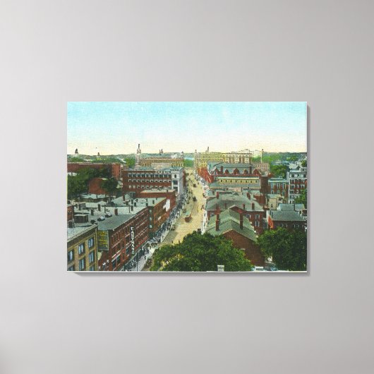 Buiten Uitzicht van Longmees House Canvas Afdruk (Voorkant)